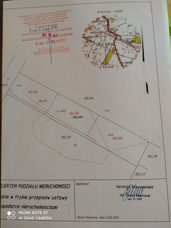 Działka budowlana Sitnik