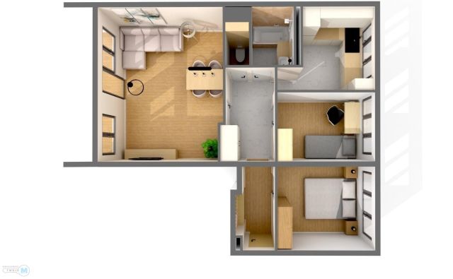 Mieszkanie 3-pokojowe Kielce Sady. Zdjęcie 12