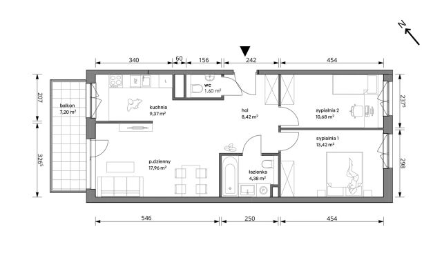 Mieszkanie 3-pokojowe Warszawa Włochy, ul. Trzcinowa. Zdjęcie 7