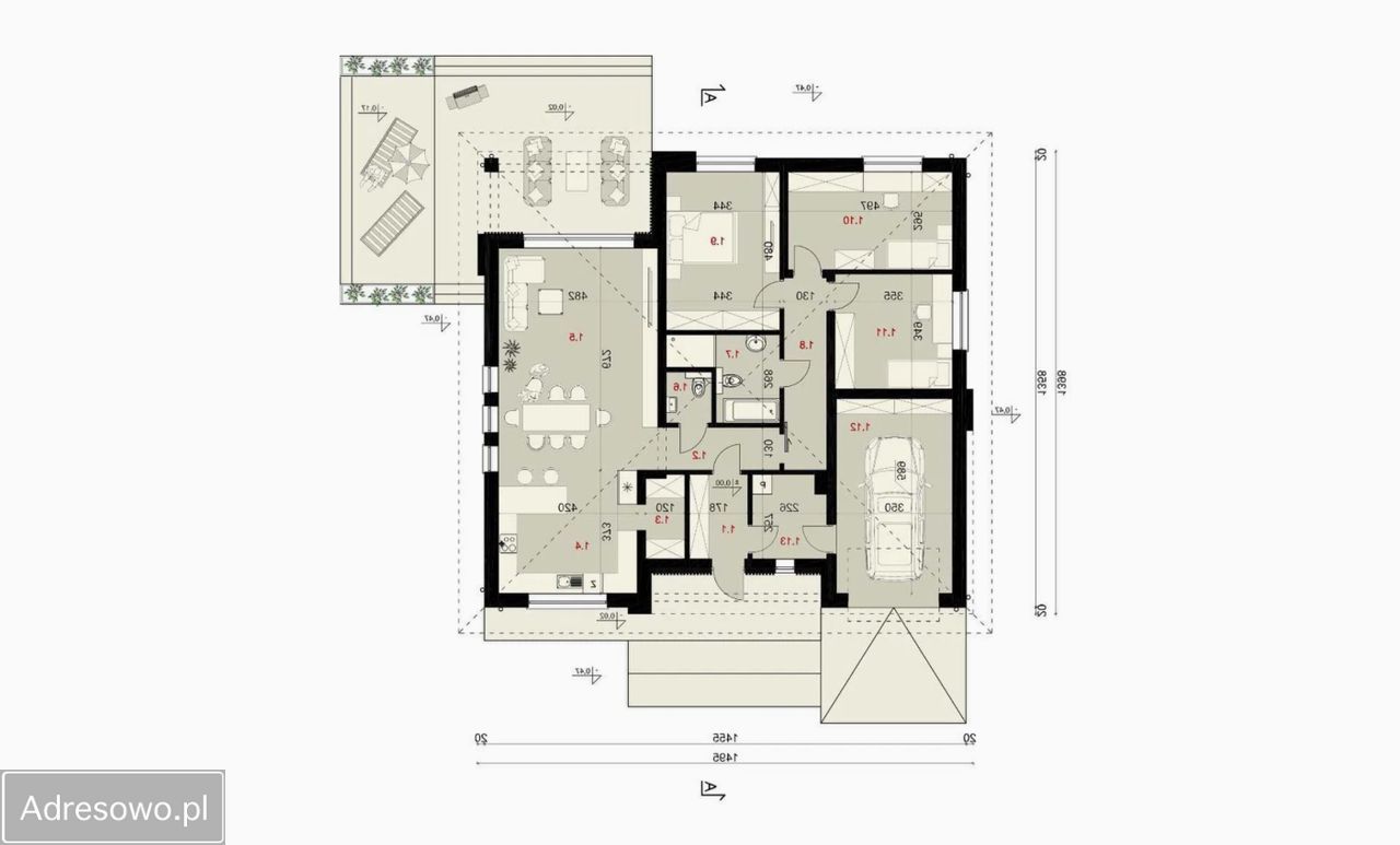 dom wolnostojący, 4 pokoje Budy-Grzybek, ul. Chełmońskiego. Zdjęcie 10