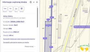 Działka rolno-budowlana Mokra