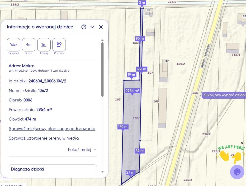 Działka rolno-budowlana Mokra. Zdjęcie 2