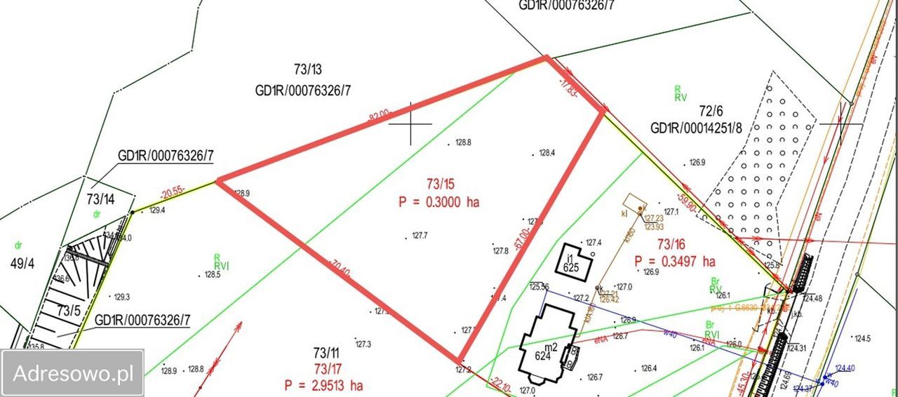 Działka inwestycyjna Rębiechowo, ul. Piaskowa. Zdjęcie 2