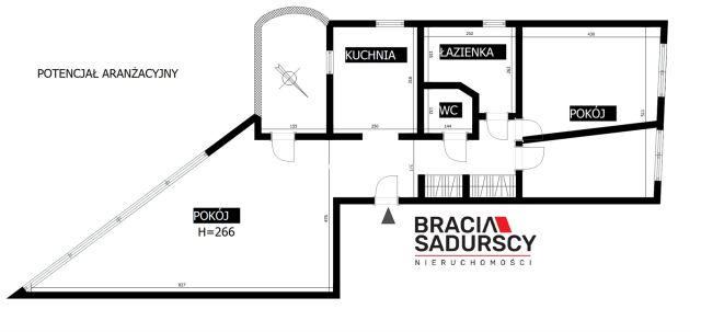 Mieszkanie 2-pokojowe Kraków Dębniki, ul. Twardowskiego. Zdjęcie 3