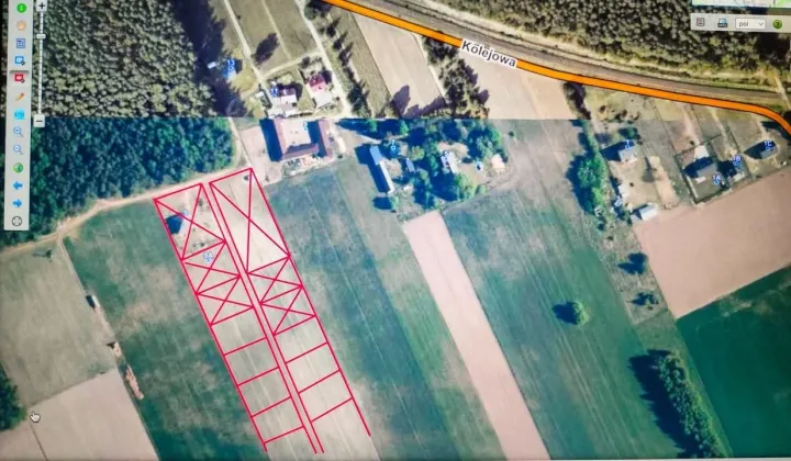 Działka rolno-budowlana Borkowo Kościelne, ul. Leśna