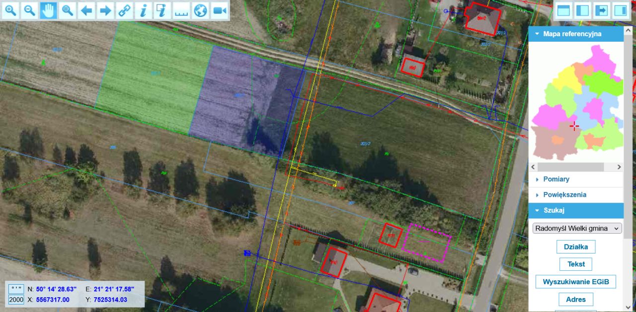 Działka rolno-budowlana Grzybów