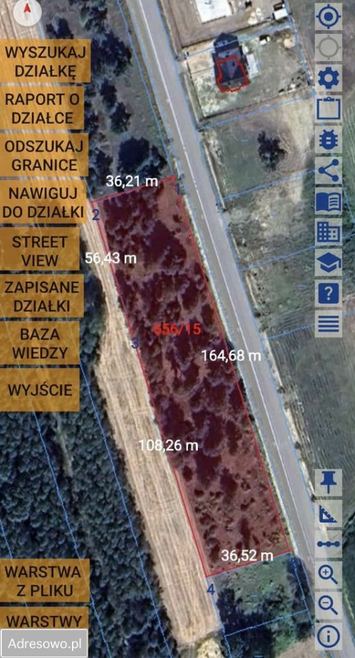 Działka budowlana Łazory