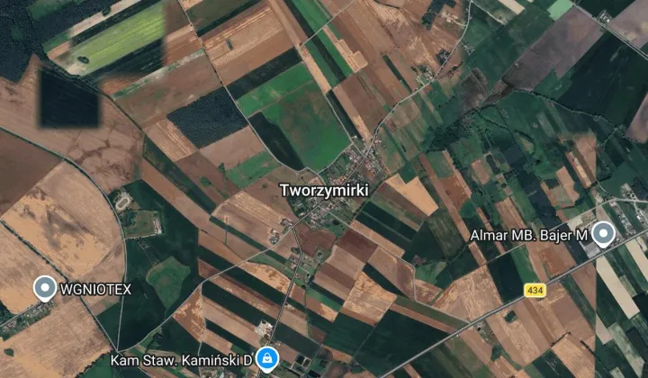 Działka budowlana Tworzymirki