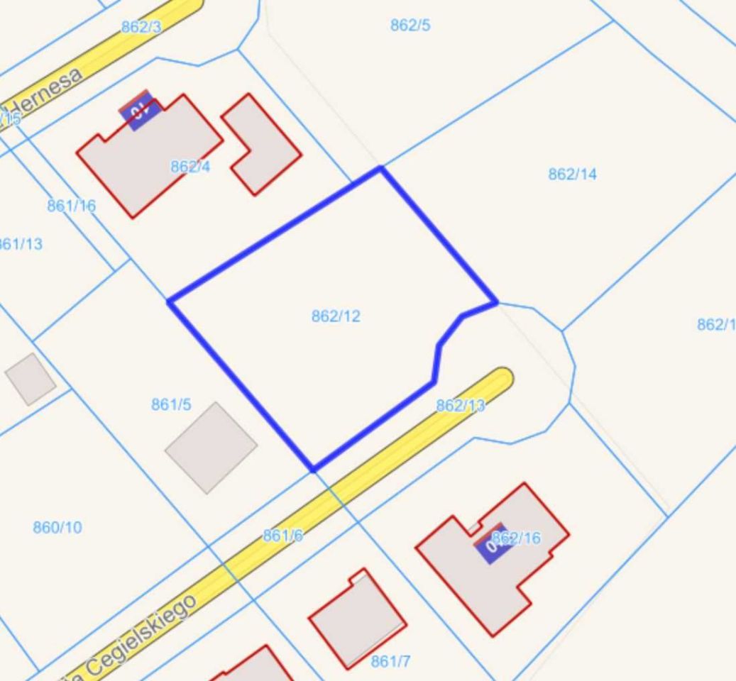 Działka budowlana Września