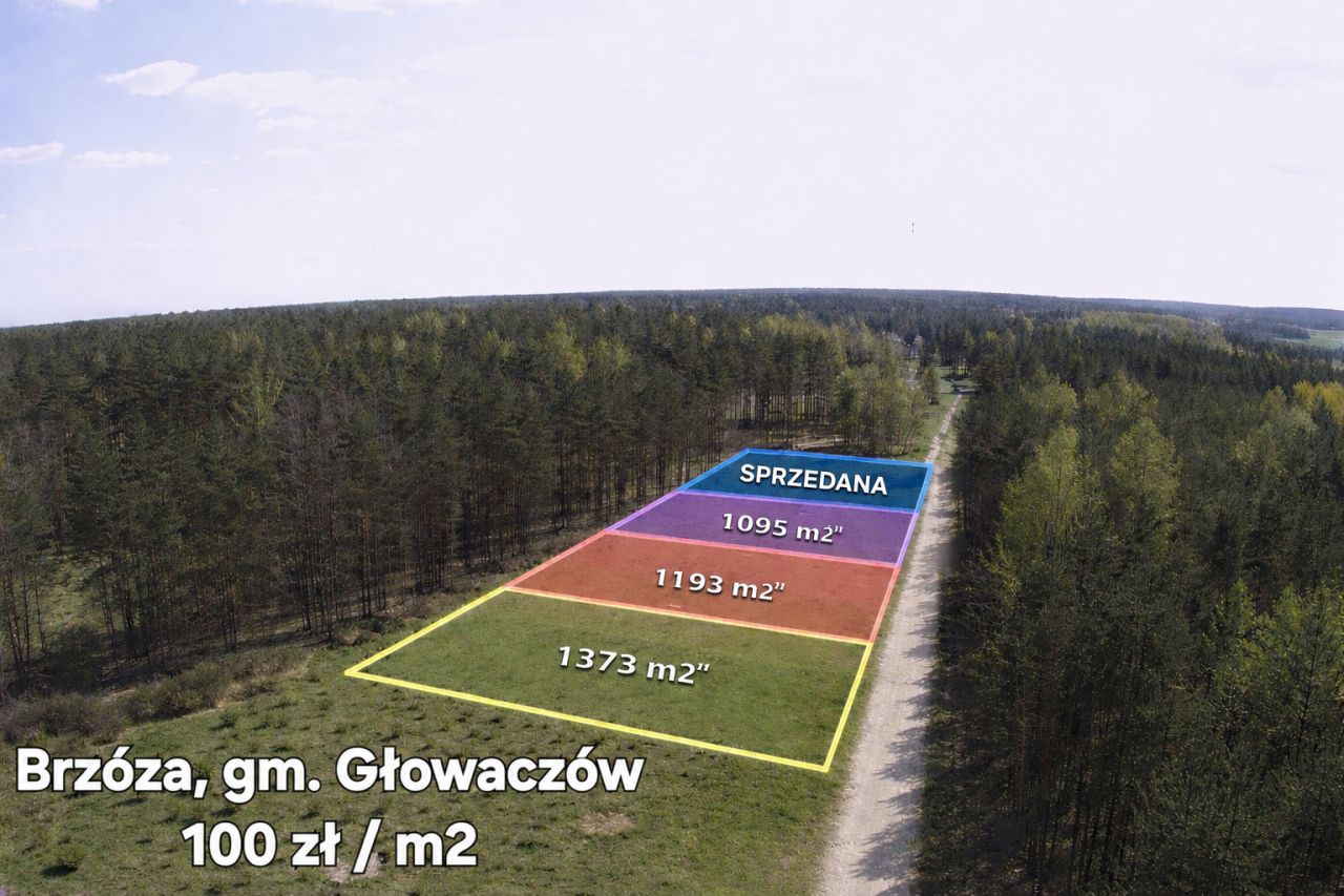 Działka budowlana Brzóza, ul. Długa. Zdjęcie 2