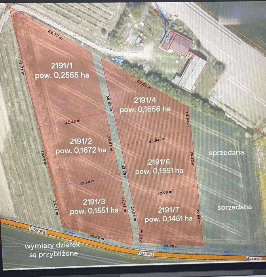 Działka budowlana Niedrzwica Duża, ul. Bazowa. Zdjęcie 3