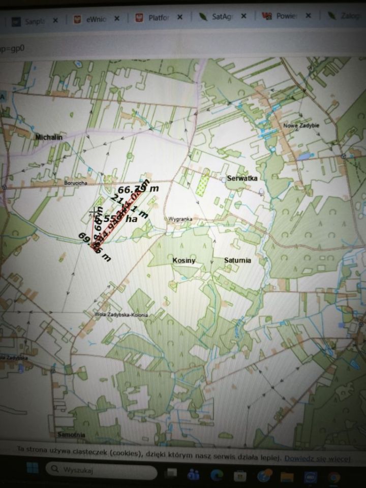 Działka rolna Wygranka