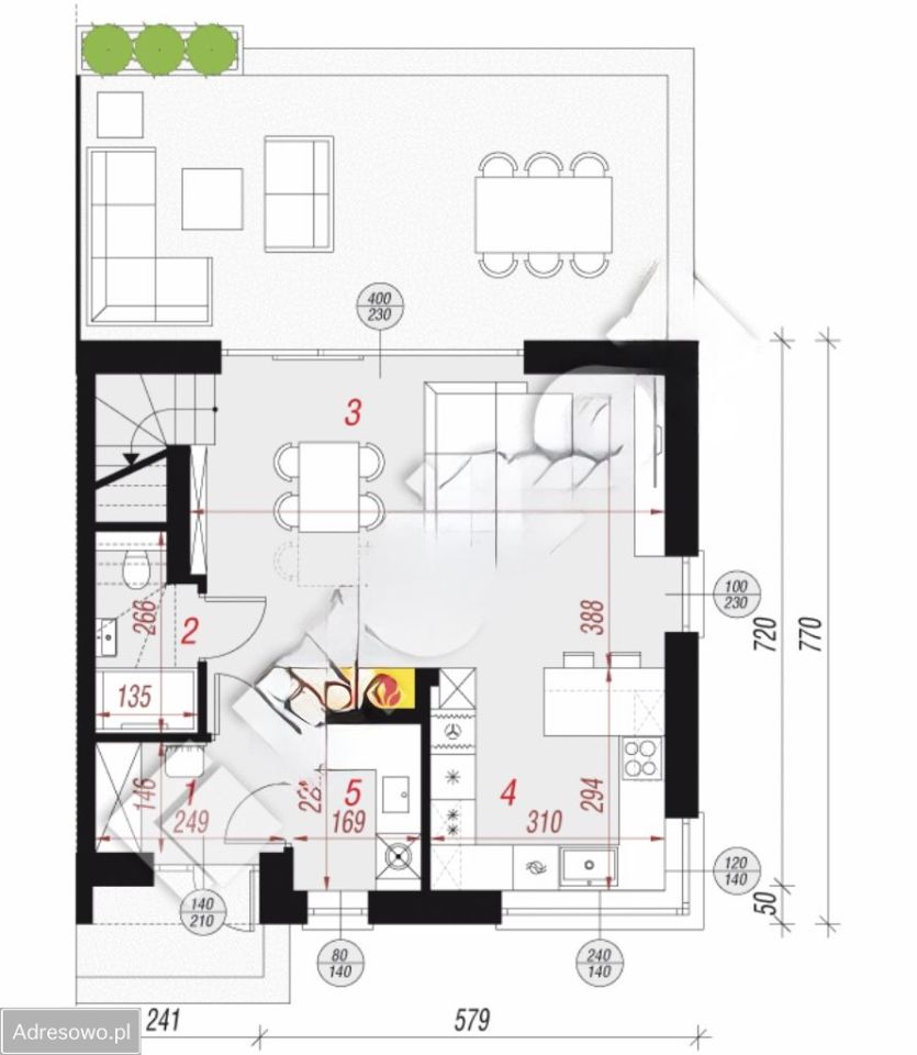 bliźniak, 4 pokoje Miłków, ul. Głębocka. Zdjęcie 6