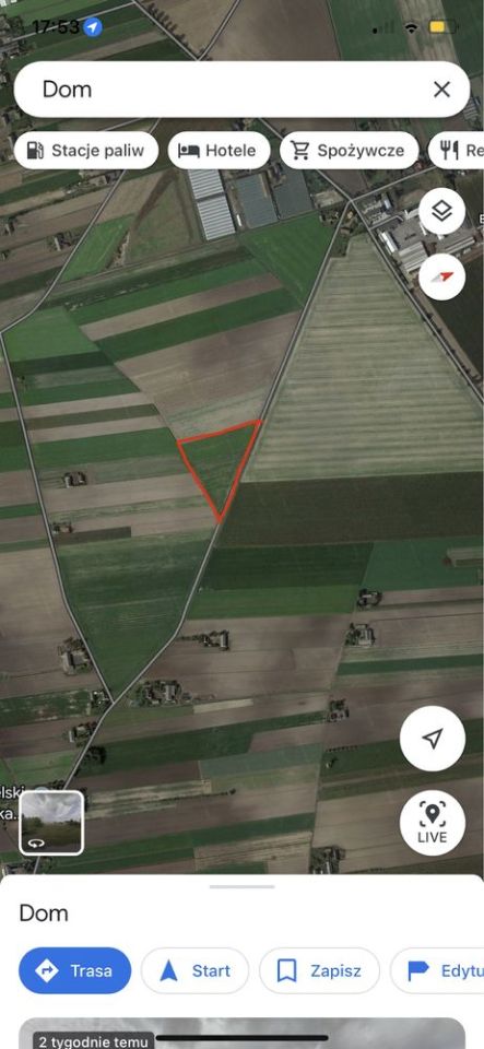 Działka rolna Godziątków