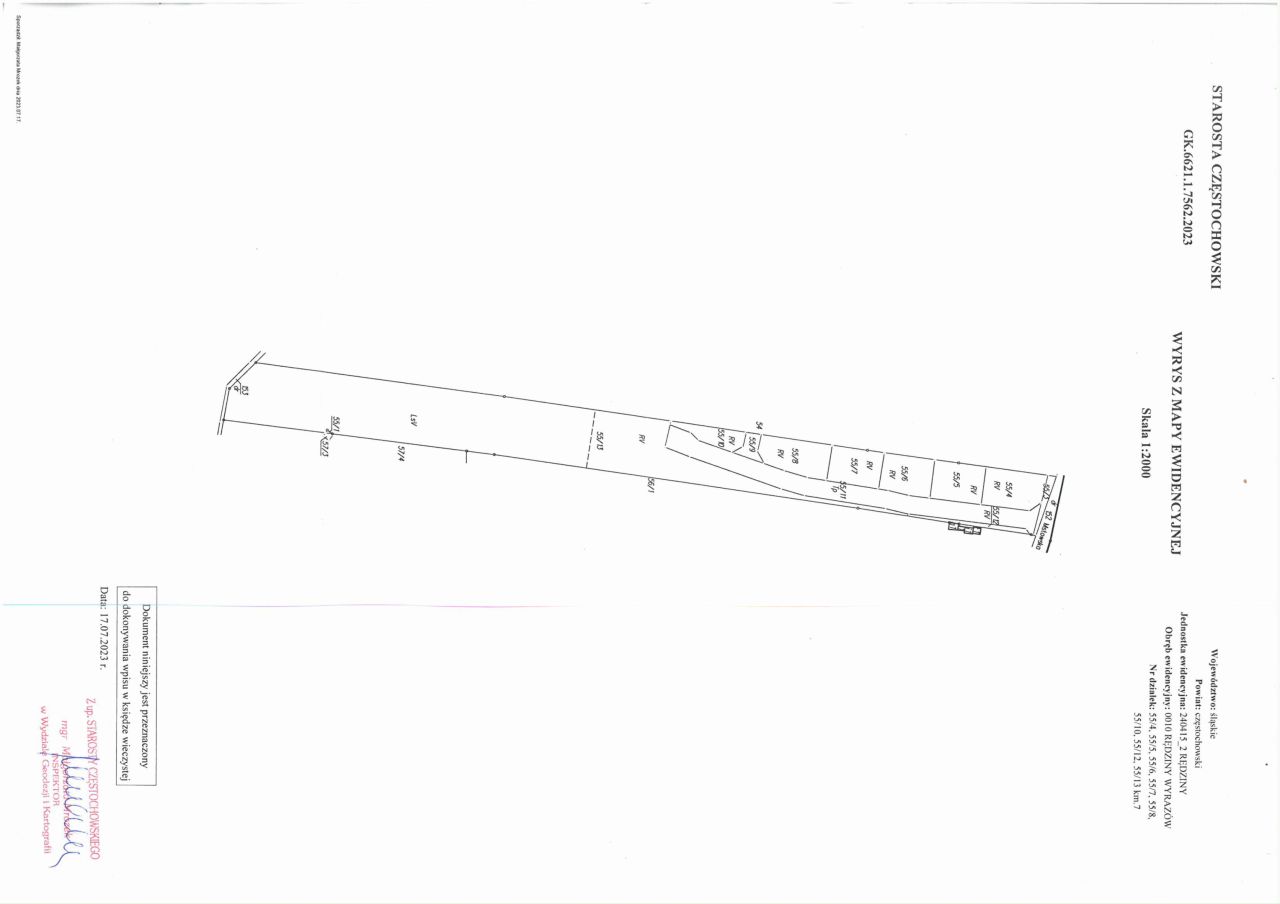 Działka budowlana Rędziny Rędziny-Wyrazów, ul. Mstowska. Zdjęcie 5