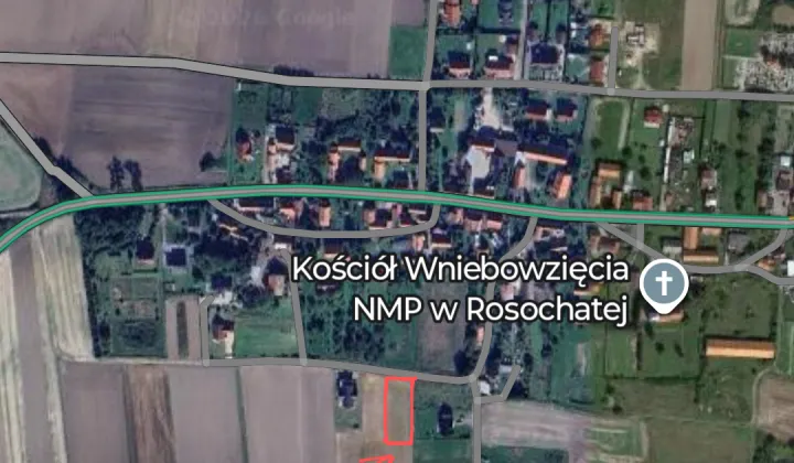 Działka rolno-budowlana Rosochata