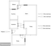 Mieszkanie 3-pokojowe Olsztyn Osiedle Generałów, ul. Złota. Zdjęcie 4