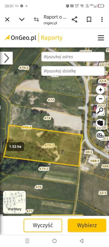 Działka rekreacyjna Krempna. Zdjęcie 5