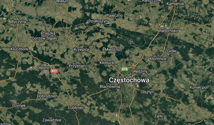 Działka inwestycyjna Kłobuck