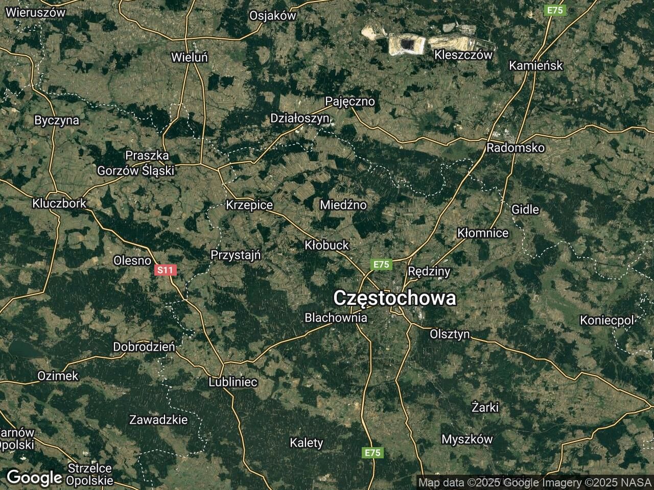 Działka inwestycyjna Kłobuck