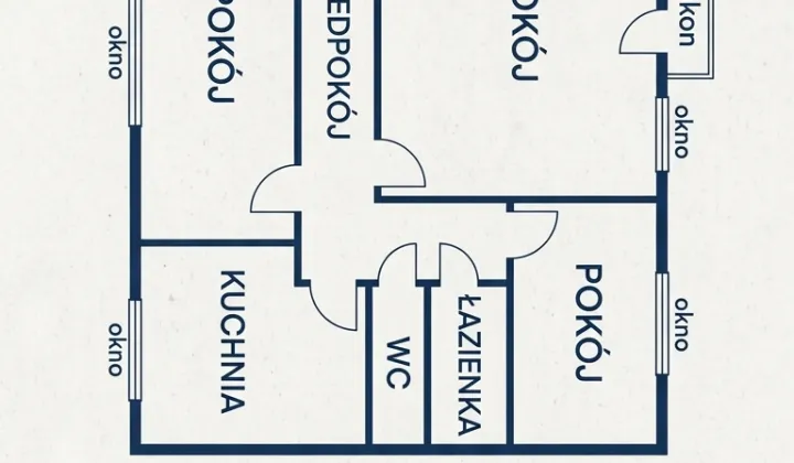 Mieszkanie 3-pokojowe Gdynia Oksywie, ul. Stolarska
