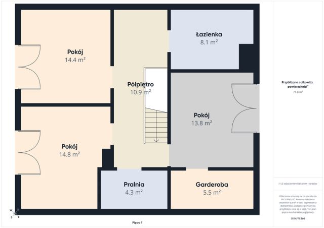 dom wolnostojący, 4 pokoje Leszczydół-Nowiny, ul. Kokosowa. Zdjęcie 14