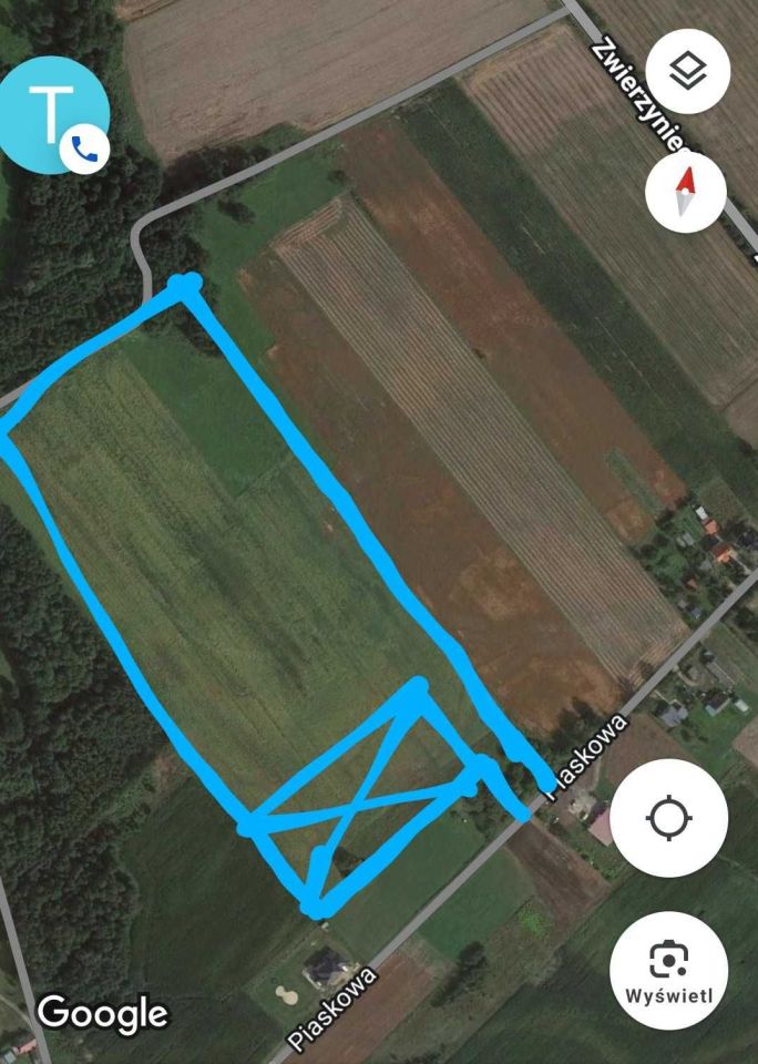 Działka rolna Ruszczany