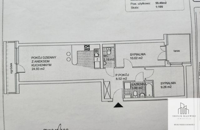 Mieszkanie 3-pokojowe Wrocław Tarnogaj, ul. ks. Czesława Klimasa. Zdjęcie 13