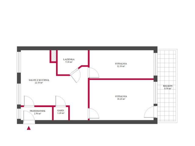Mieszkanie 3-pokojowe Wrocław Krzyki, ul. Powstańców Śląskich. Zdjęcie 16