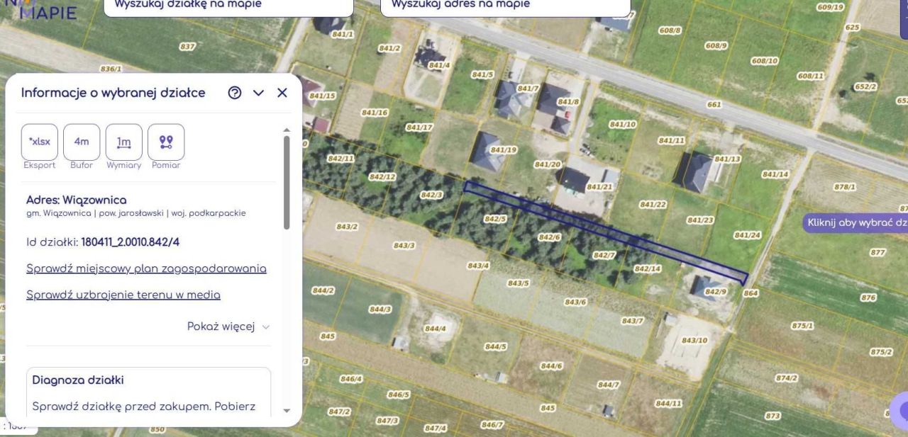 Działka budowlana Wiązownica. Zdjęcie 2