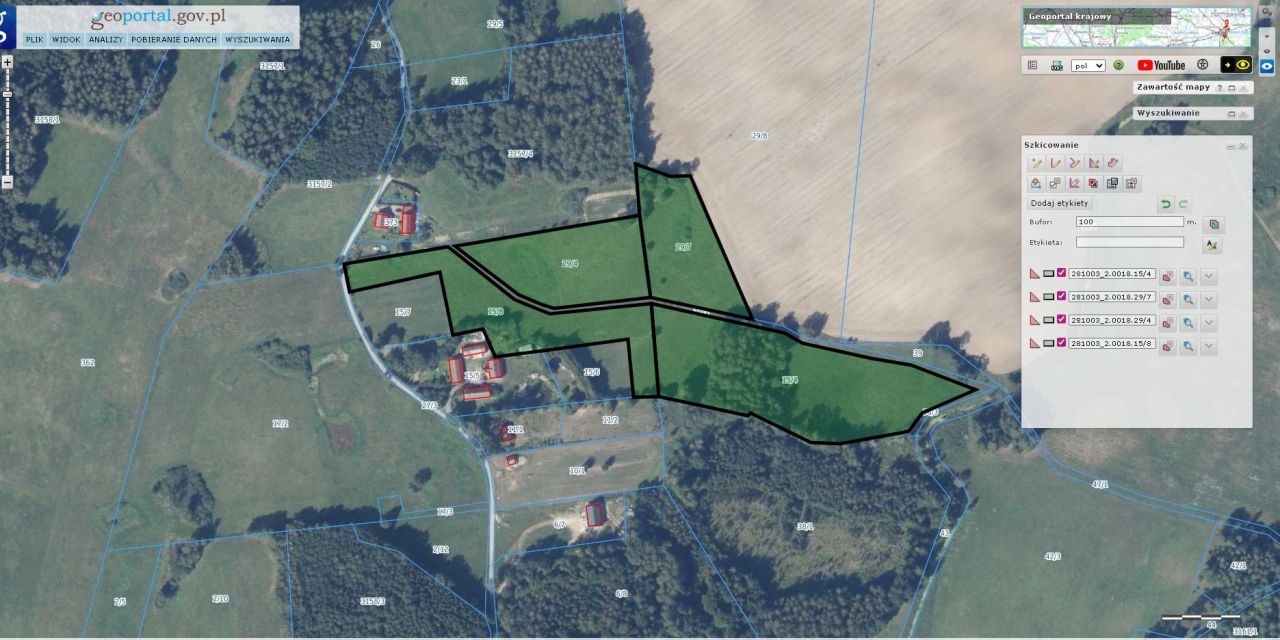 Działka rekreacyjna Polska Wieś