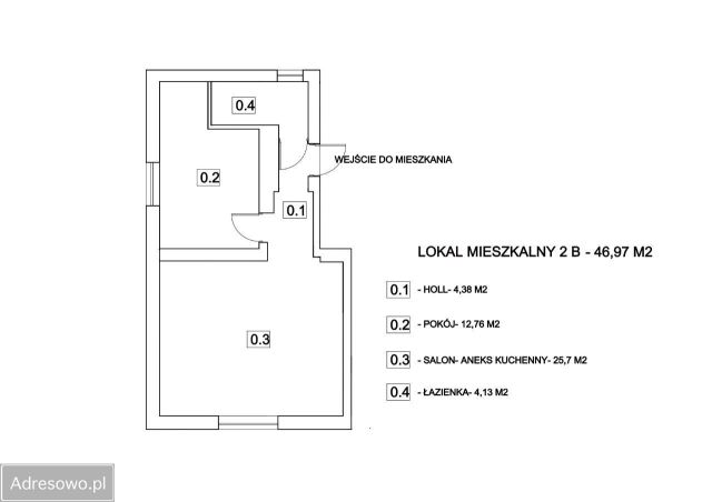 Mieszkanie 2-pokojowe Mrągowo Centrum, ul. Wolności. Zdjęcie 13