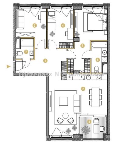 Mieszkanie 4-pokojowe Bydgoszcz Śródmieście. Zdjęcie 24