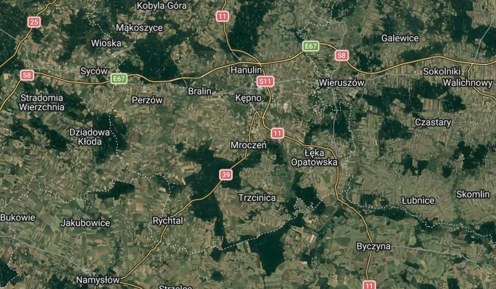 Działka inwestycyjna Mroczeń