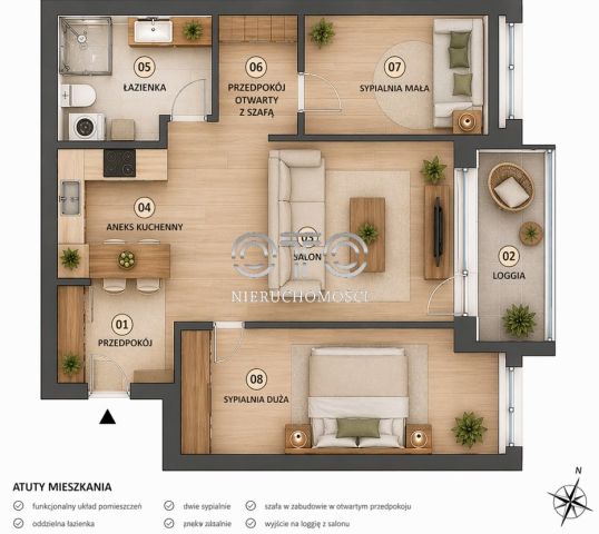 Mieszkanie 3-pokojowe Wrocław Fabryczna, ul. Inżynierska. Zdjęcie 16