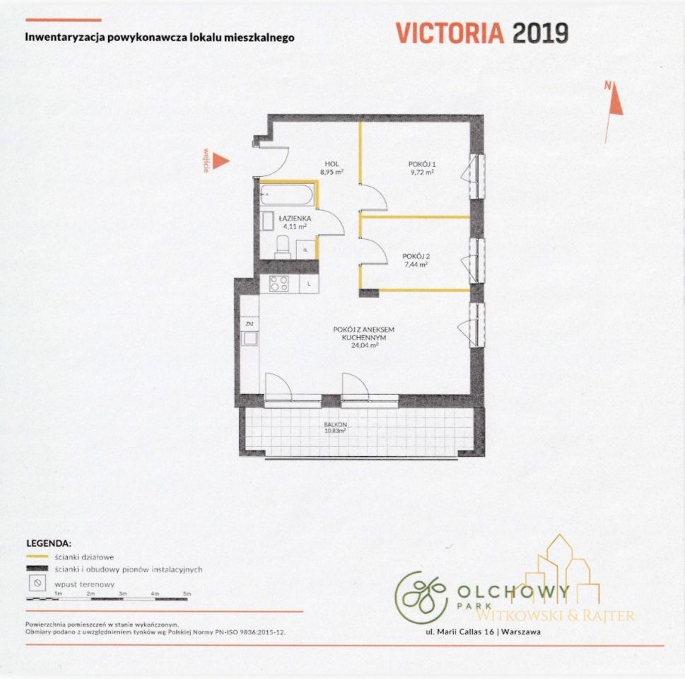 Mieszkanie 3-pokojowe Warszawa Białołęka, ul. Marii Callas. Zdjęcie 17