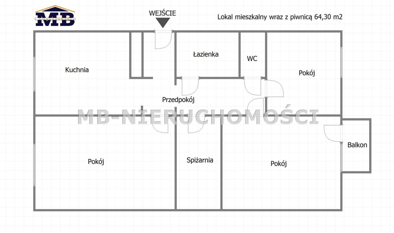 Mieszkanie 3-pokojowe Boże. Zdjęcie 15