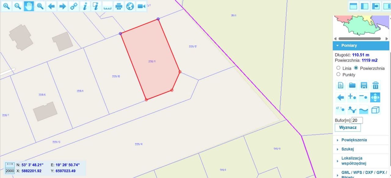 Działka budowlana Rypin, ul. Sadowa. Zdjęcie 2