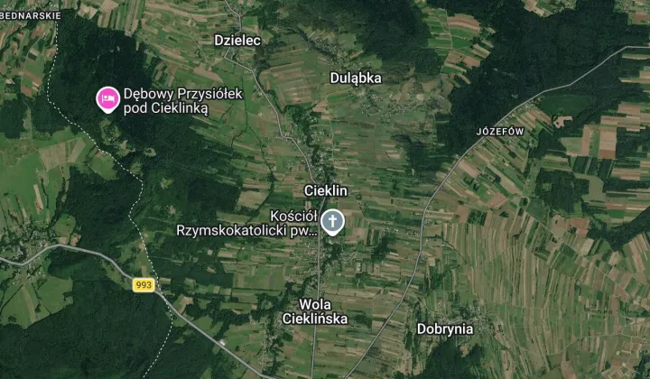 Działka budowlana Cieklin