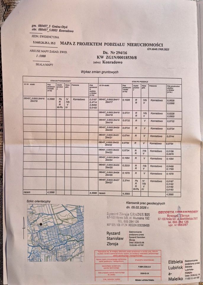 Działka budowlana Konradowo. Zdjęcie 3