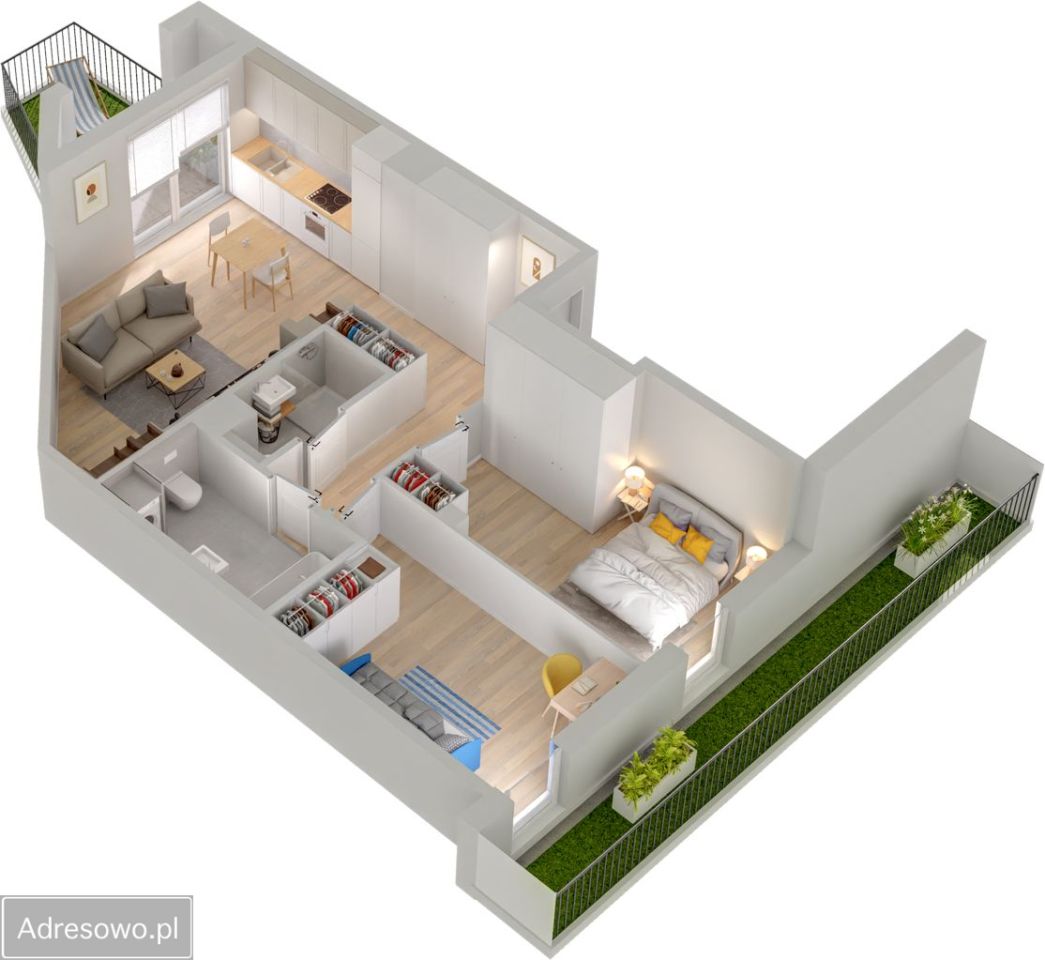 Mieszkanie 3-pokojowe Marki, ul. Kosynierów. Zdjęcie 12