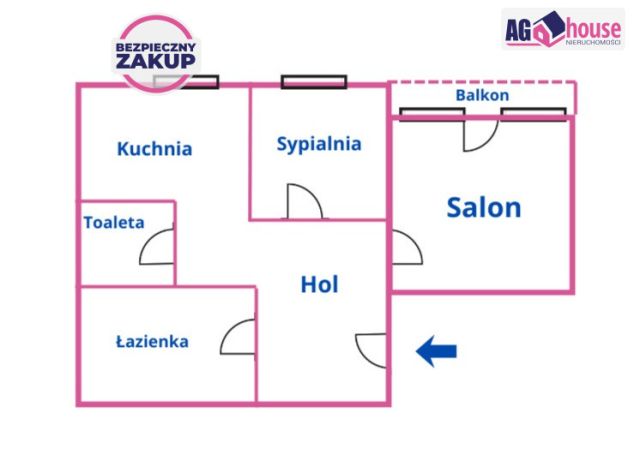 Mieszkanie 2-pokojowe Kartuzy, os. gen. Józefa Wybickiego. Zdjęcie 12