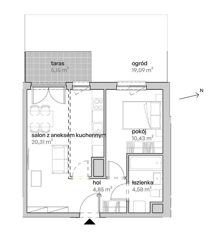 Mieszkanie 2-pokojowe Poznań Starołęka, ul. Unii Lubelskiej. Zdjęcie 7