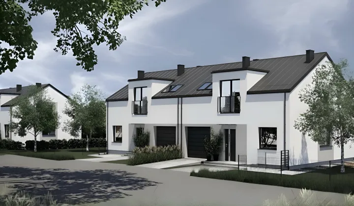 bliźniak, 5 pokoi Baniocha, ul. Dębowa