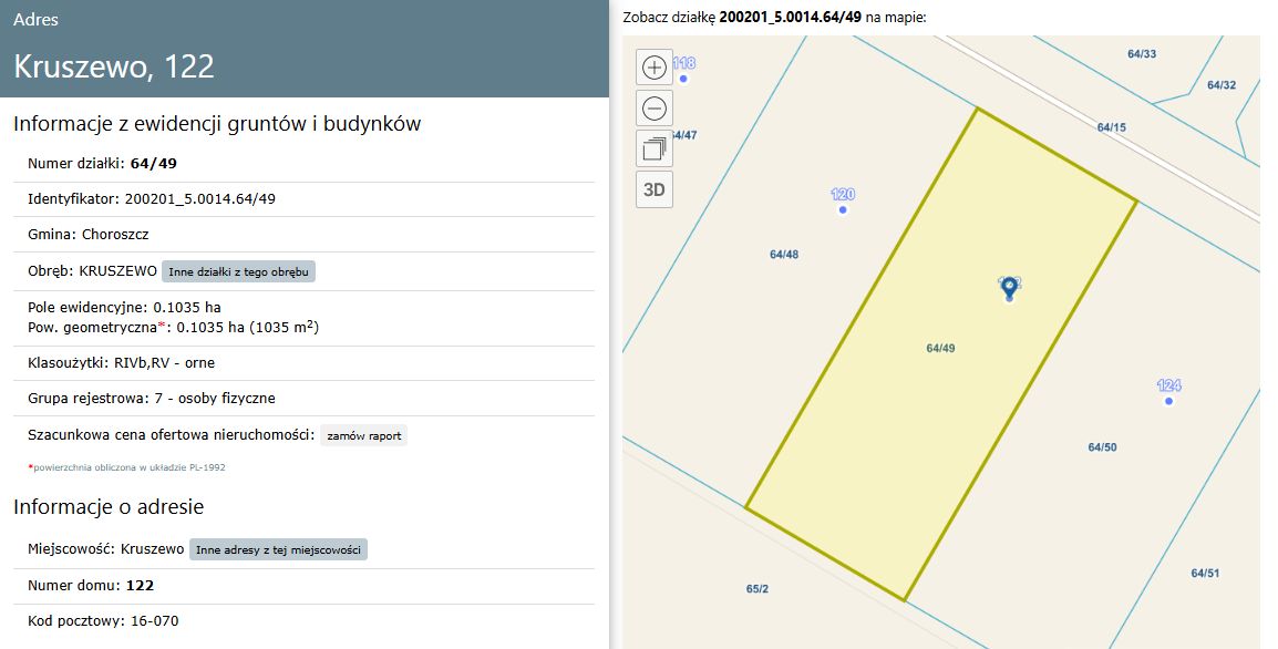 Działka budowlana Kruszewo. Zdjęcie 3