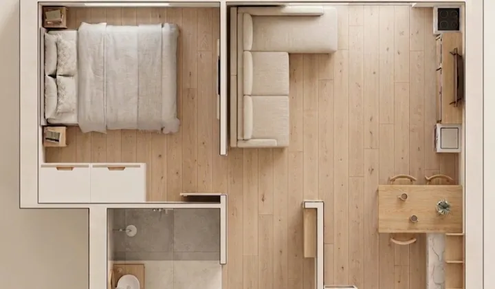 Mieszkanie 2-pokojowe Wałbrzych Biały Kamień