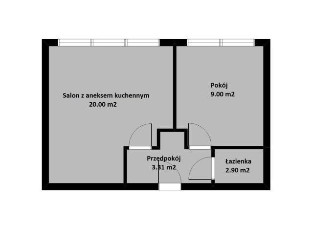 Mieszkanie 2-pokojowe Lublin, ul. Mełgiewska. Zdjęcie 5