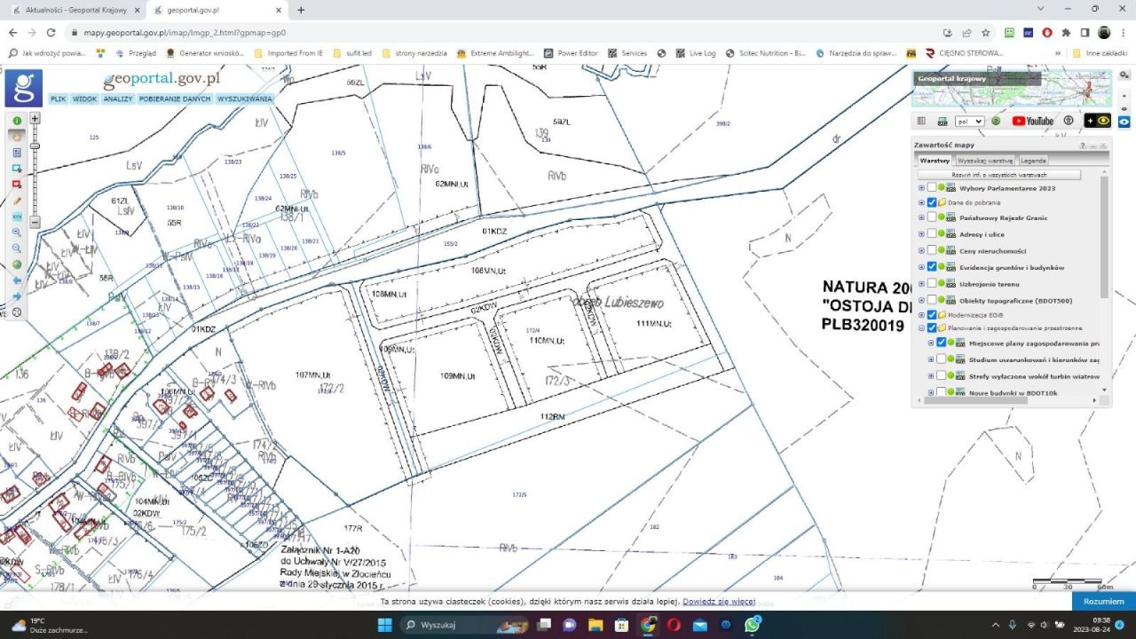 Działka budowlana Lubieszewo. Zdjęcie 3