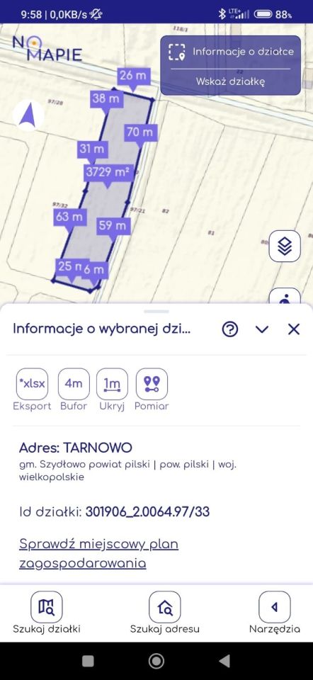 Działka rolno-budowlana Tarnowo. Zdjęcie 2