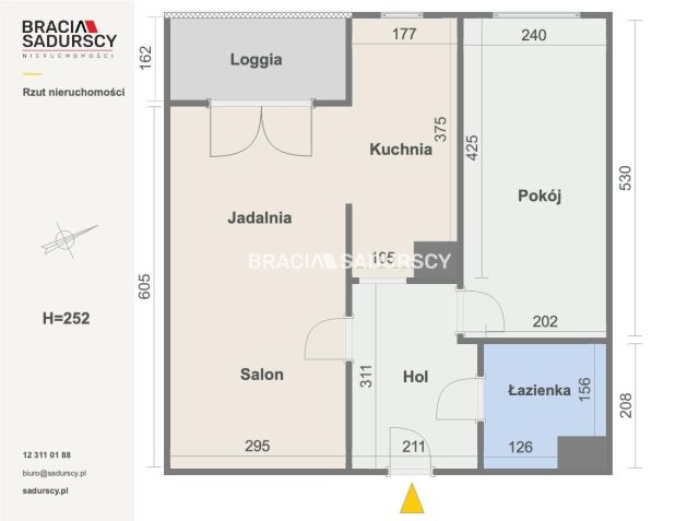 Mieszkanie 2-pokojowe Kraków Prądnik Biały, al. 29 Listopada. Zdjęcie 21